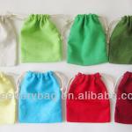 promotional shopping cotton bag / cotton drawstring bag
