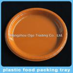 Disposable plastic divided food tray plastic food packing tray