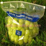 plastic slider ziplock grape bags