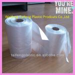 LDPE Clear gusseted poly bags in roll