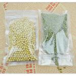 Beans packaging/broad beans bag/black beans packing with transparent plastic zipper bag