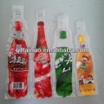 NEW DESIGN packing bag pouch for water/juice/drink bottle shape