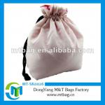 Fashionable wholesale cotton fabric drawstring bag