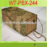 Kraft paper custom shoe box with drawer WT-PBX-244