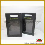 high quality recycle paper bag with clear window show