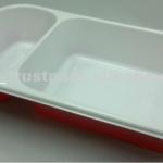 TPET Food container with two compartment