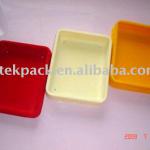 plastic tray for meat and fish
