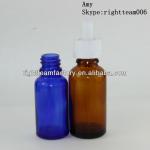 Cobalt blue dropper bottles for e cig 15 ml glass dropper bottles 15ml