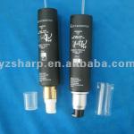 30ml black color soft plastic tubes with pump cap used for BB cream