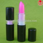 shiny black lipstick tube