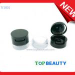 2 in 1 round loose powder container with mirror (TJ1801)