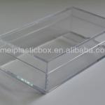 transparent storage plastic box