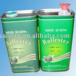 great food grade and square olive oil tin can
