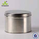 Wholesale small round custom metal box for oil and glue