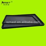 Black Color ABS Large Plastic Serving Tray