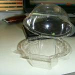 Clear PET packaging plastic cupcake box