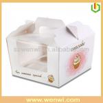 Customized design paper cupcake box