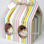 Hot sale small cheap cute cake paper box for wholesale