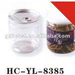 plastic cylinder boxes with tin cans(HC-YL-8385)