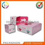 China glossy surface cupcake boxes