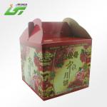 recycled food paper box with handle