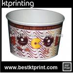 100% biodegradable Custom Printed Frozen Yogurt Cup