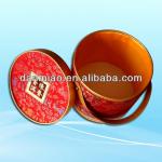 Exclusive handmade big round tea packaging can