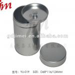 empty tea tin canisters