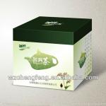 custom cardboard paper tea packaging box