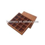 guangzhou factory wholesale wooden tea packaging box