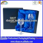 2013 hot sale gift boxes for wine glasses