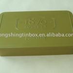 Rectangular Tin Box For Whisky, Whisky tin box