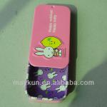 Slip tin case for mints,candy or tablets packaging ML-655