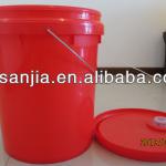 wholesales 20L cheap colored plastic pail