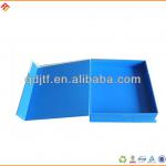 Collapsible Blue Color Printed Customized Paper Boxes with Lid