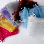 8x10cm Organza bags with pattern