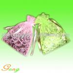 Wedding organza bag with ribbon drawstring