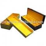 wood coated with satin gift packing box