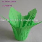silk flower pot cover