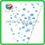 Yiwu color imprineted color high transparence pp flower bag