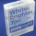 Good quality pvc/pp/pet plastic round tin packaging box