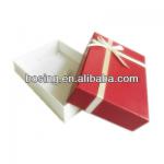 two-piece gift box with ribbon