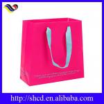 white blank paper bags with paper handle