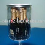 Clear PVC Pails with foil stamping