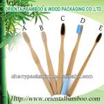 Natural eco-friendly craft bamboo toothbrush any color brush