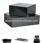 Magnetic folding gift paper packaging box