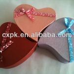 2014 hot sale, new style heart shape gift box,wedding theme