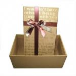 recycled paper gift box