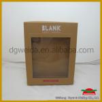 brown kraft paper boxes with window from packaging boxes supplier