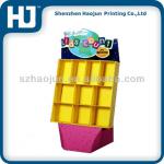 Multifunction food promotion Efluting paper display stand